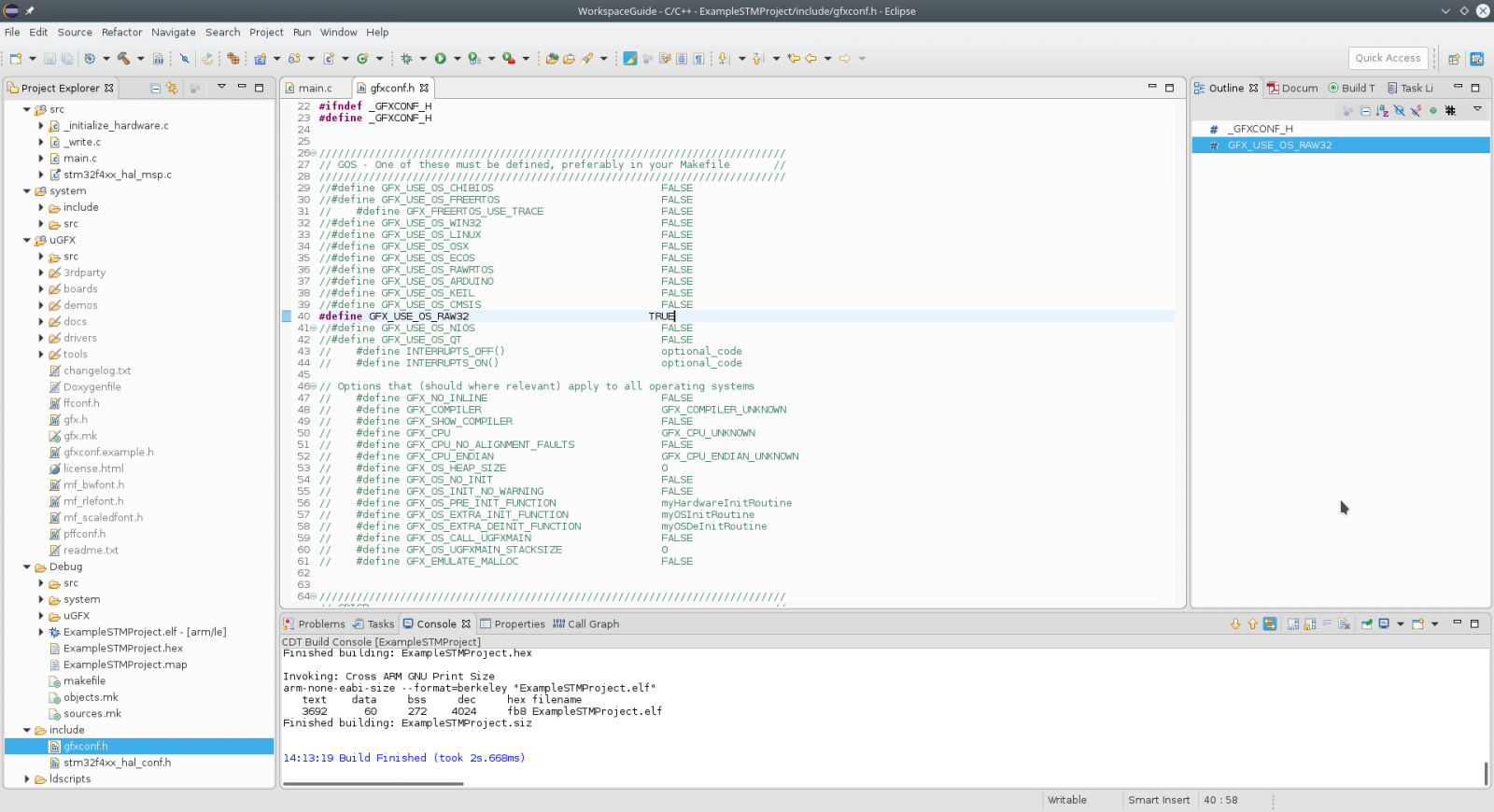 Define init. Define ардуино. Функция define в си. Eclipse Call graph. UGFX stm32 example.